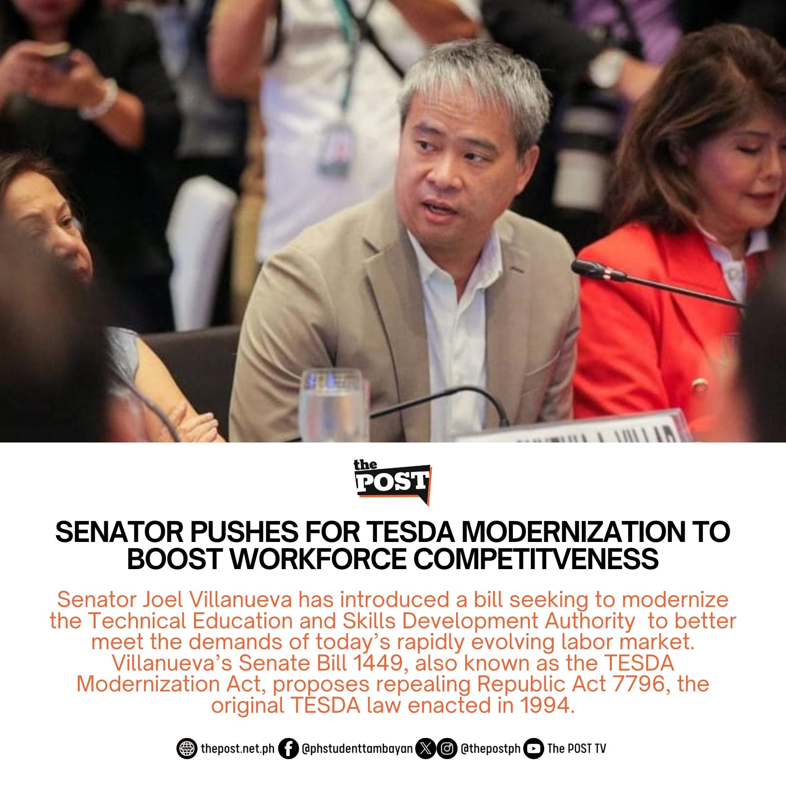Senator Joel... - The Philippine Online Student Tambayan | Facebook