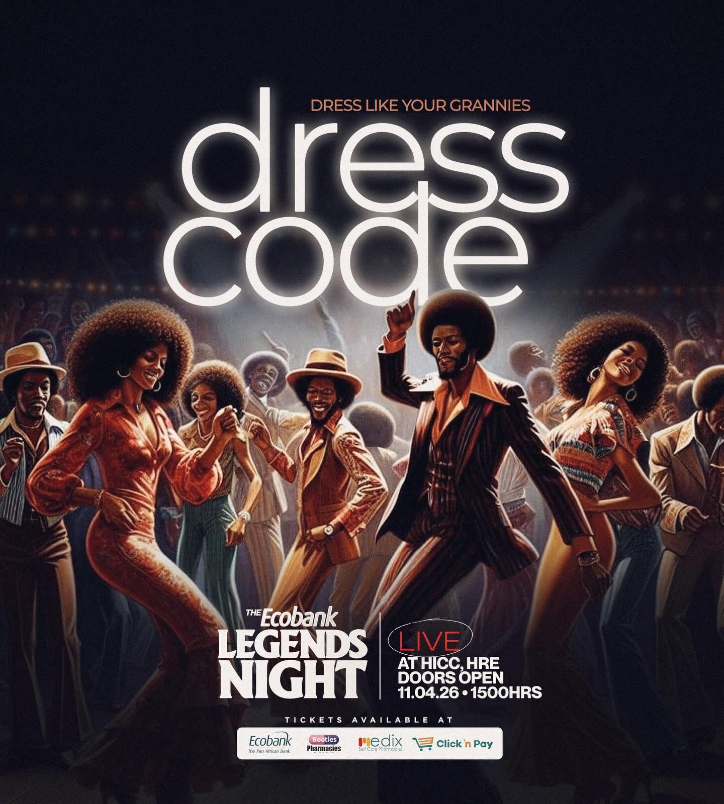 【SISANDI】Side Opened Classic night dance Old School Dress Code 🕺🏾💃🏾 The ECOBANK LEGENDS NIGHT will be