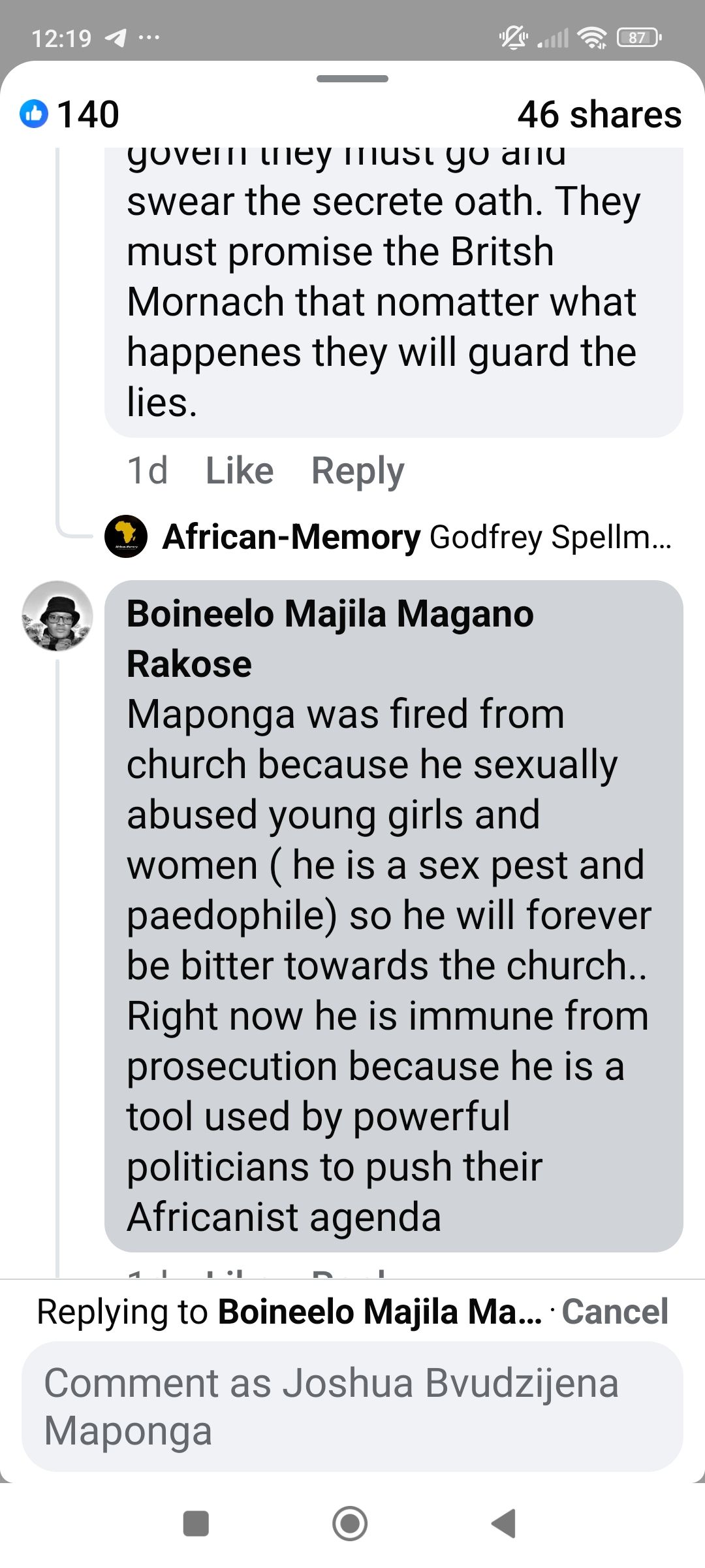 Maponga - Any lawyer who needs money.... Let's sue this one.......FOT ...