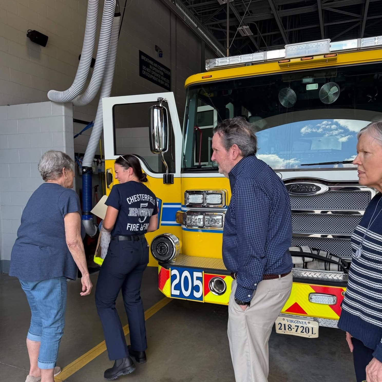 Chesterfield County residents thank firefighters with gift baskets