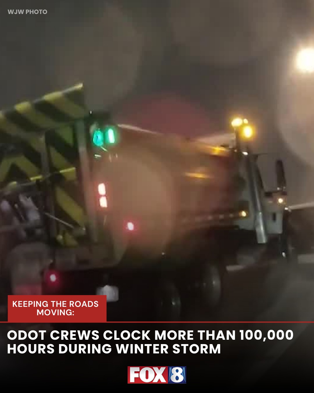 Fox 8 News - ODOT crews spent the weekend working around... | Facebook