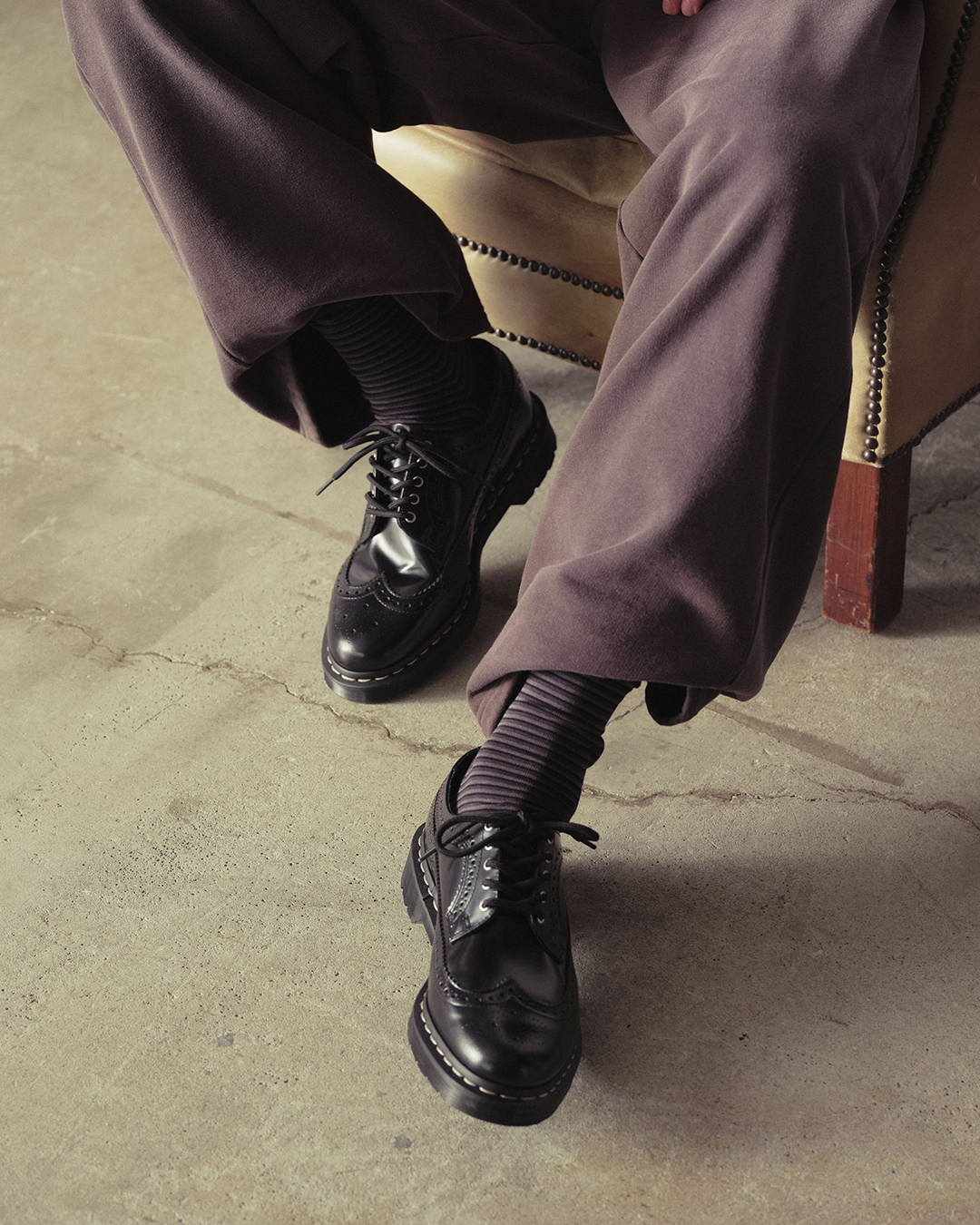 Dr. Martens Ramsey 白 UK5 24cm クリーパーシューズ ラムジー 3 タイ シューズ