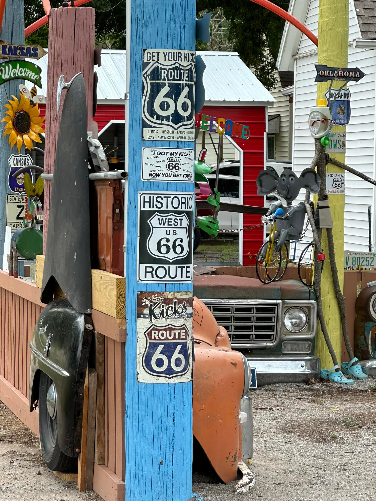 Interesting place found on Route 66 near Afton Oklahoma