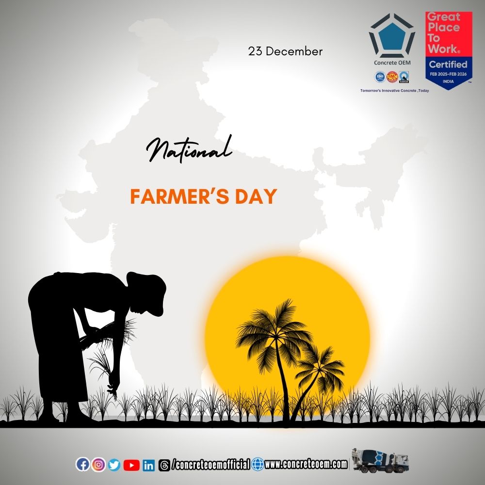 Concrete - 🌾 National Farmers Day | Honoring the Backbone of Our Nation ...