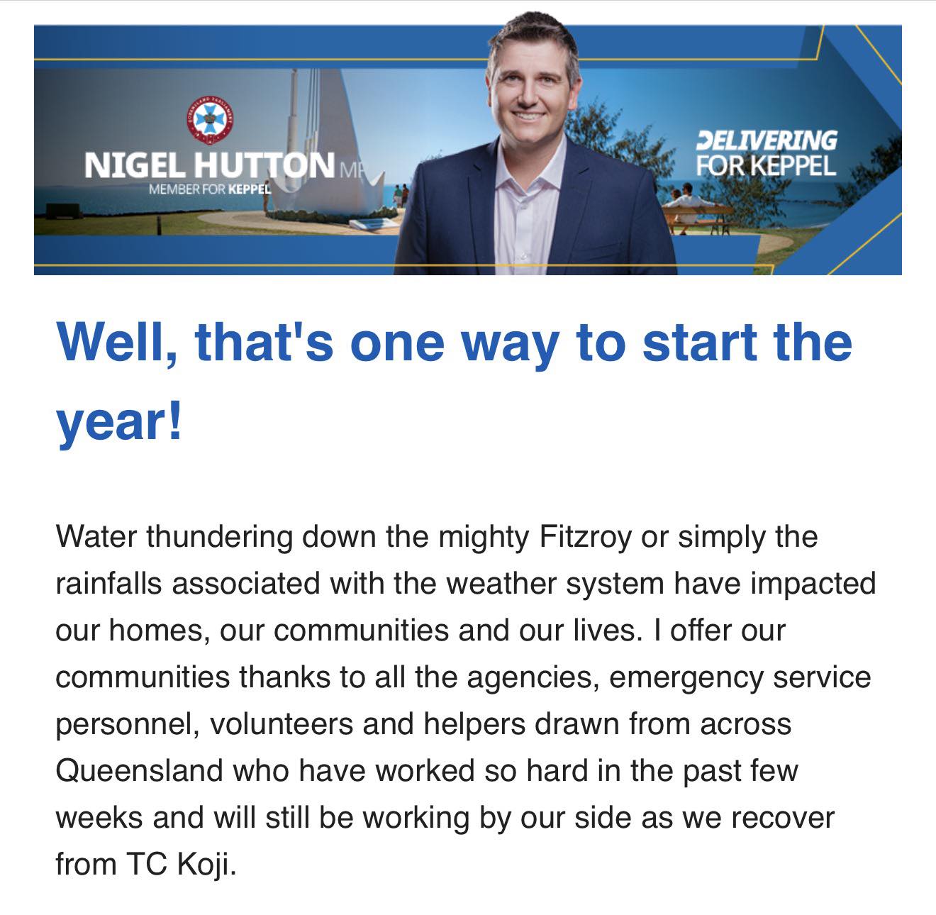 Nigel Hutton MP