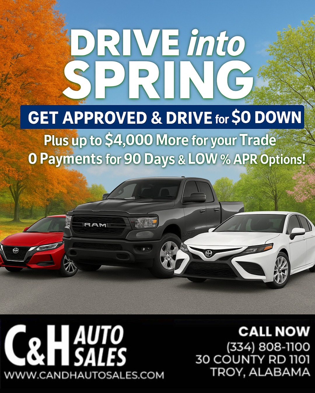 C&H - 🚗 DRIVE Into SPRING! 🌷 Get APPROVED & DRIVE for $0 DOWN today ...