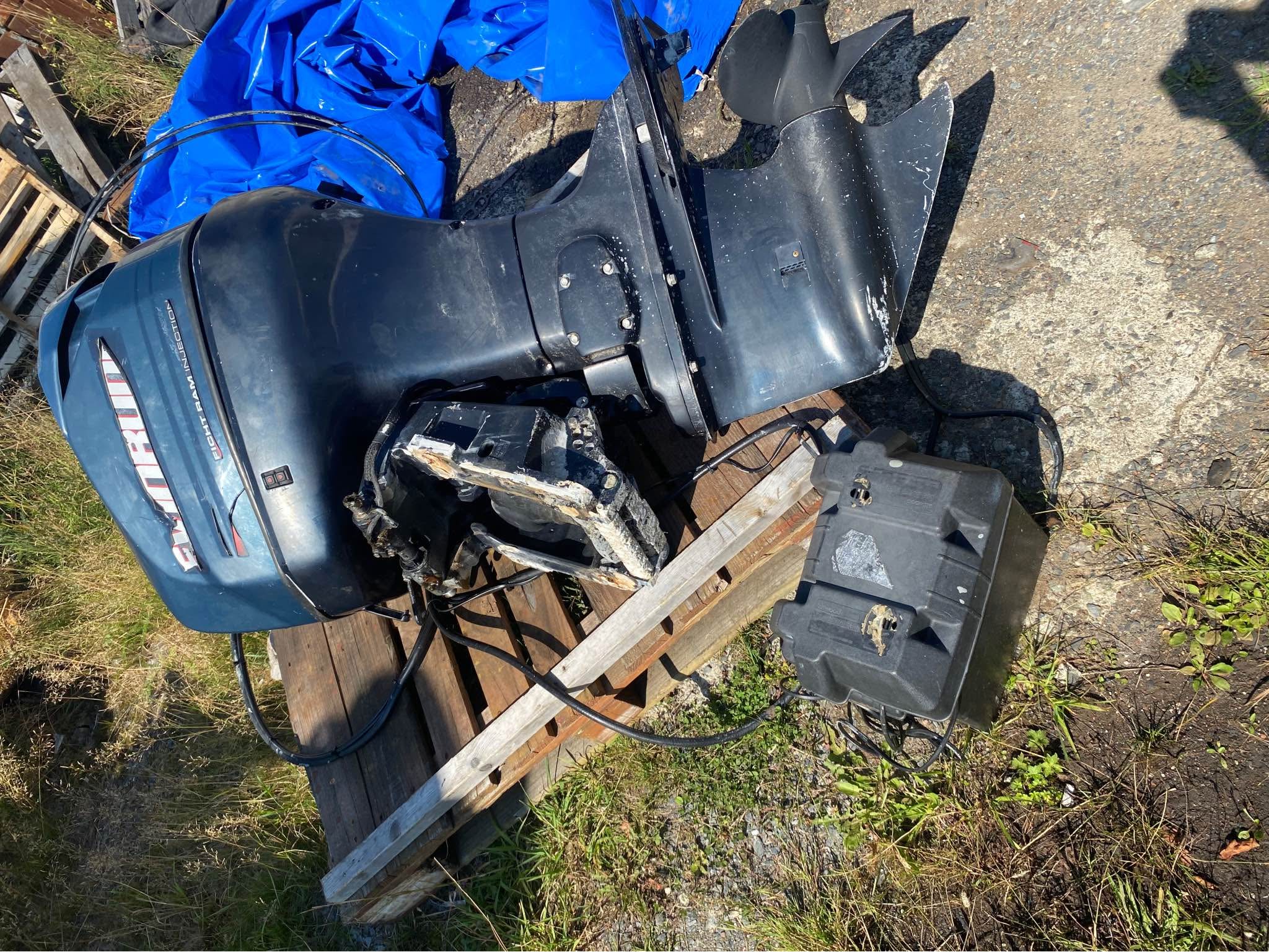 115 Evinrude (Ficht Ram Injection) with controls and cables - Boats ...