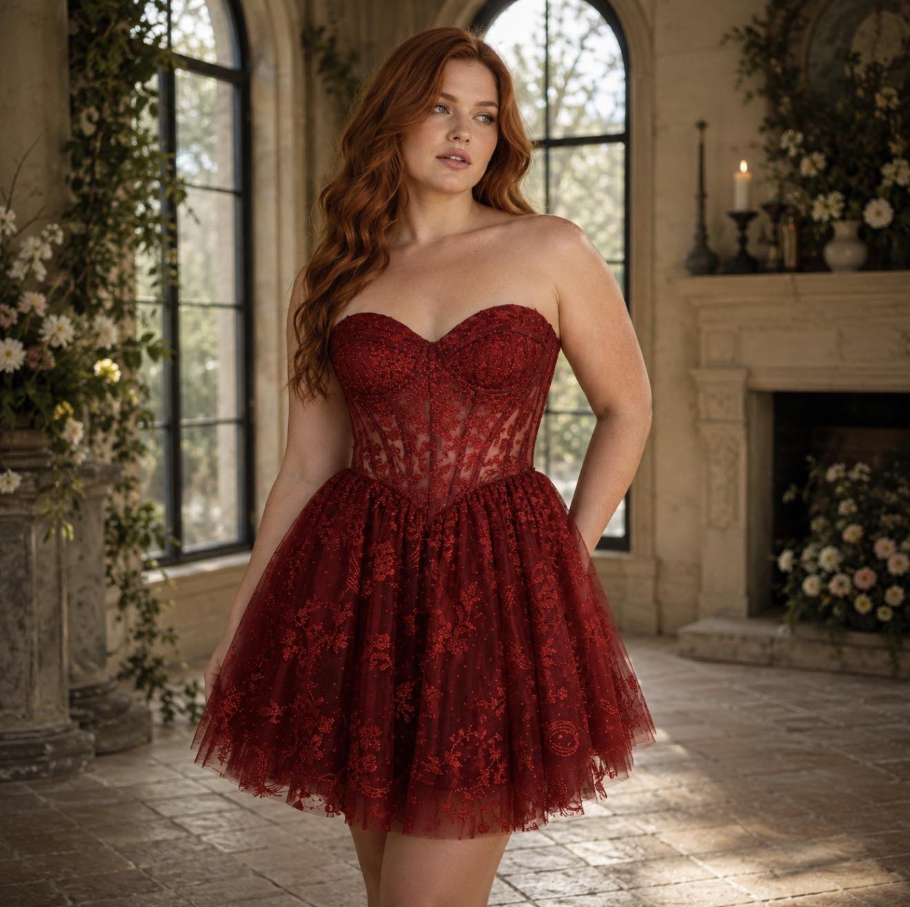 dramatic homecoming dresses 2026 at Andrea's Prom and Bridal in Jackson, OH turquoise homecoming dress