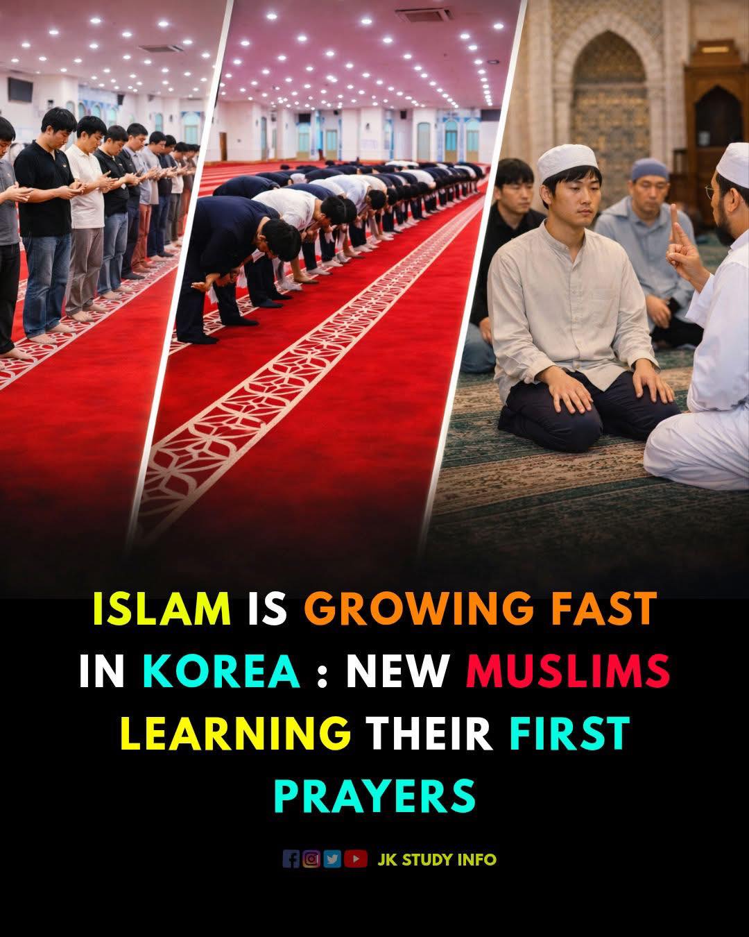 Islam is growing fast In Korea. New... - New Muslims Revert | Facebook