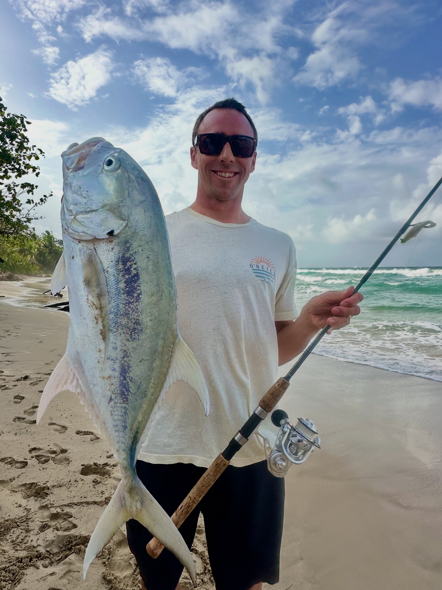 can i surf fish with a telescopic rod Fiblink Fishing Portable Travel Surf Spinning Rod 4 Piece Carbon Fiber Saltwater Fishing Rod 9' : Sports & Outdoors salt tough components Testing a small telescopic travel