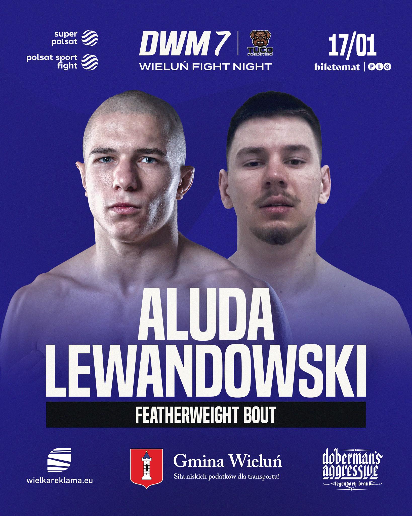 DWM - 🔥 Nowy rywal dla Eryka Aludy! 🔥 Na DWM 7: Wieluń Fight Night ...