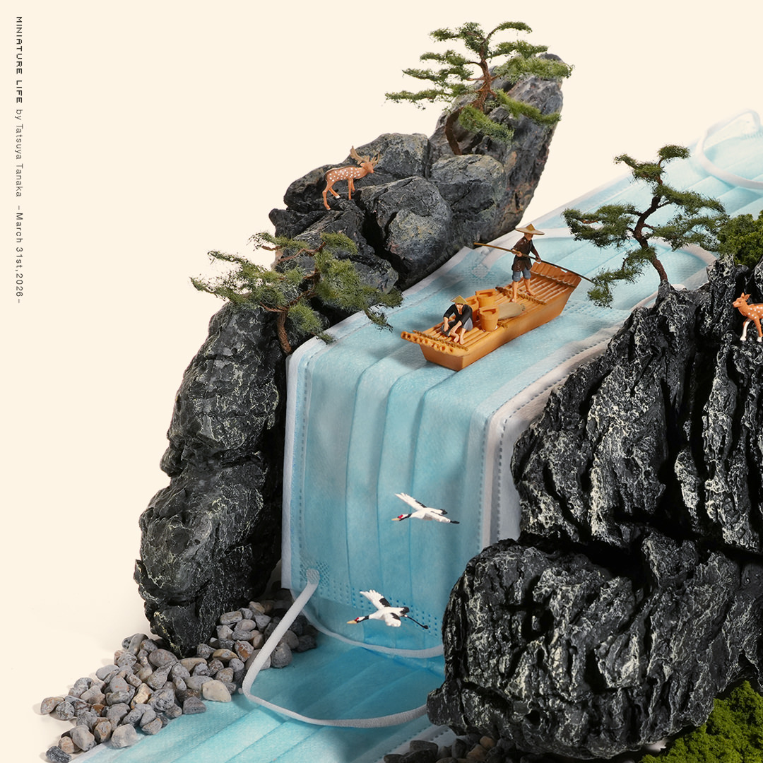 MINIATURE - “No Splashing” マッスク進むと危険なり