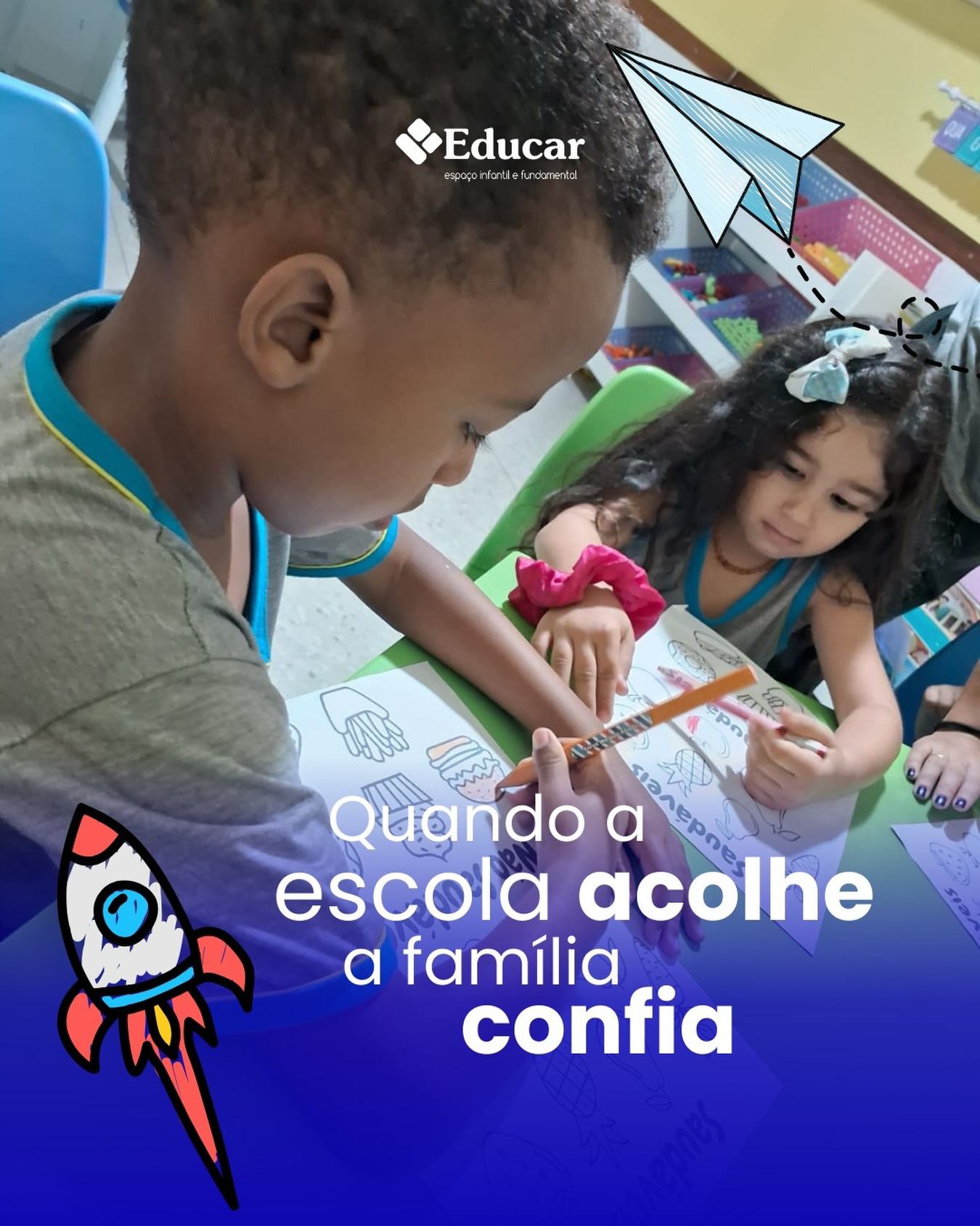 Educar - Escolher uma escola é escolher com quem seu filho vai crescer ...