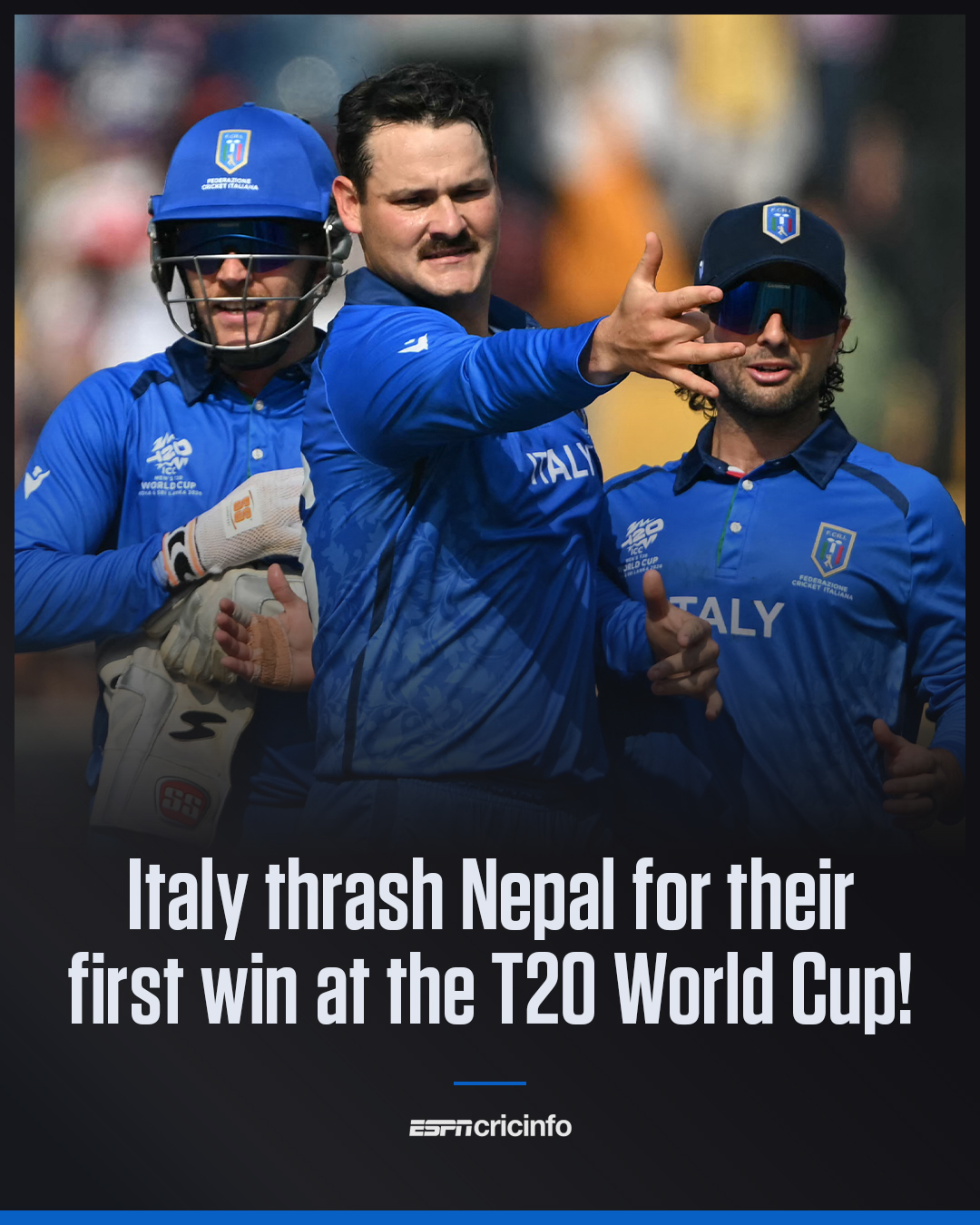 ESPNcricinfo - HISTORY MADE BY ITALY! 🇮🇹 | Facebook