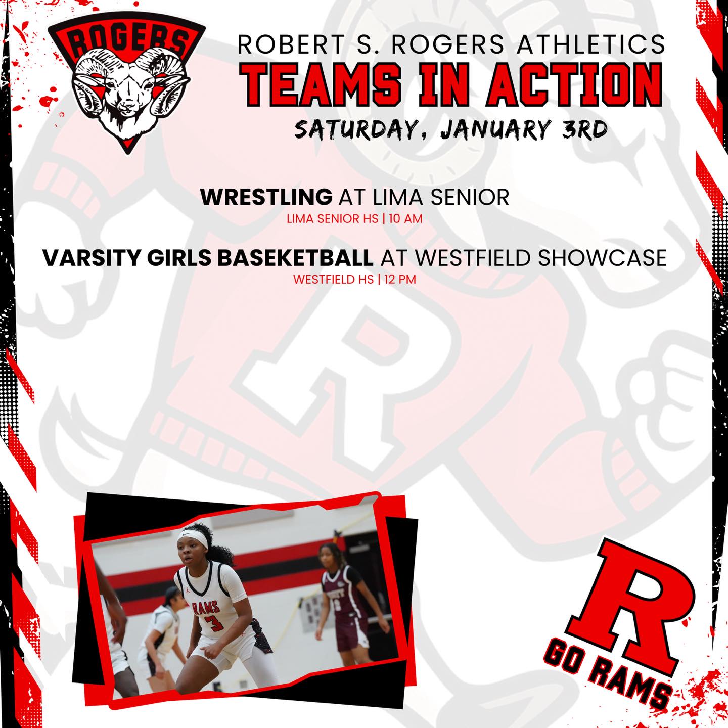 Robert - Lady Rams start the 2026 year off in Detroit while Wrestling ...