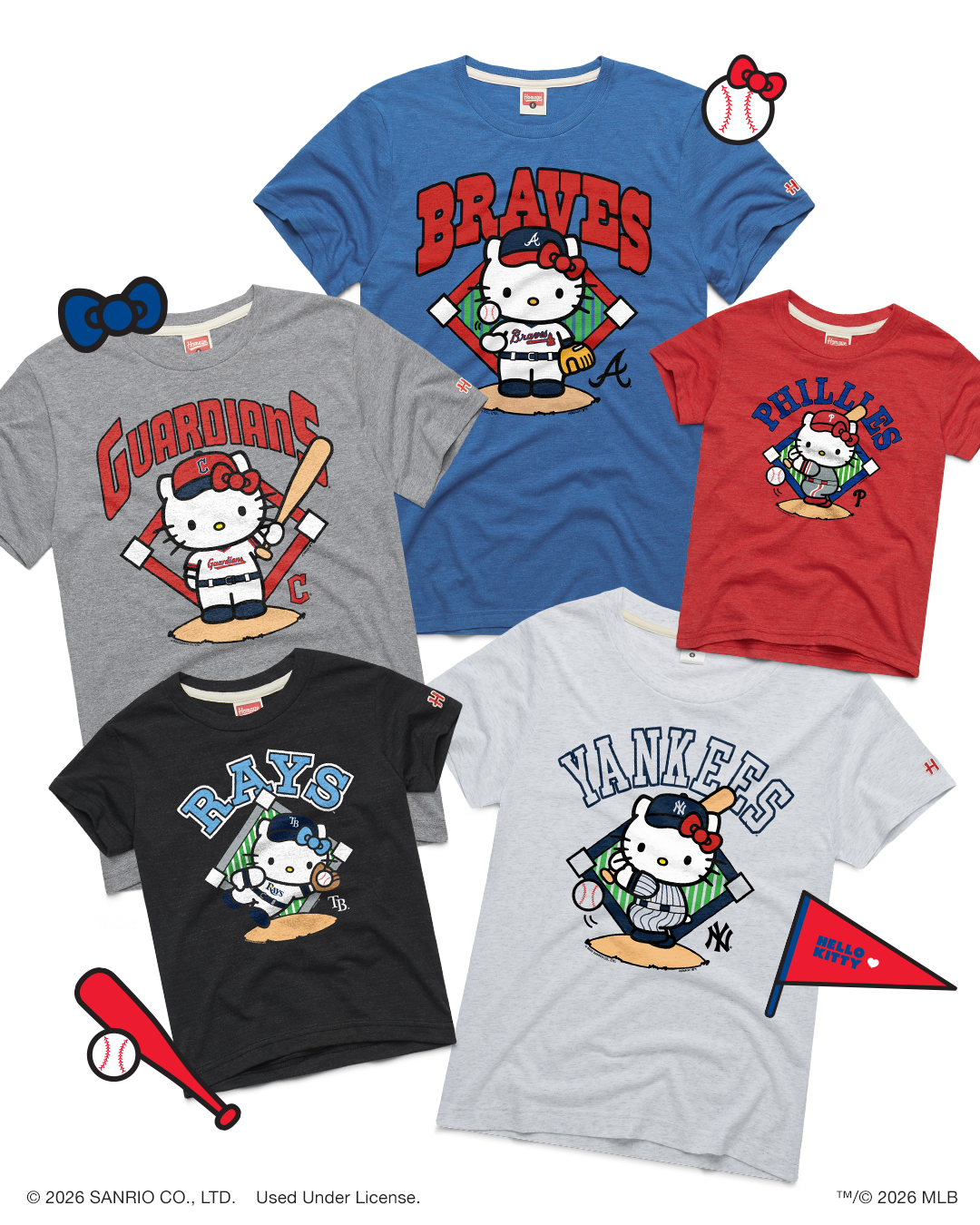 The cutest line-up in baseball is here! Introducing Hello Kitty x