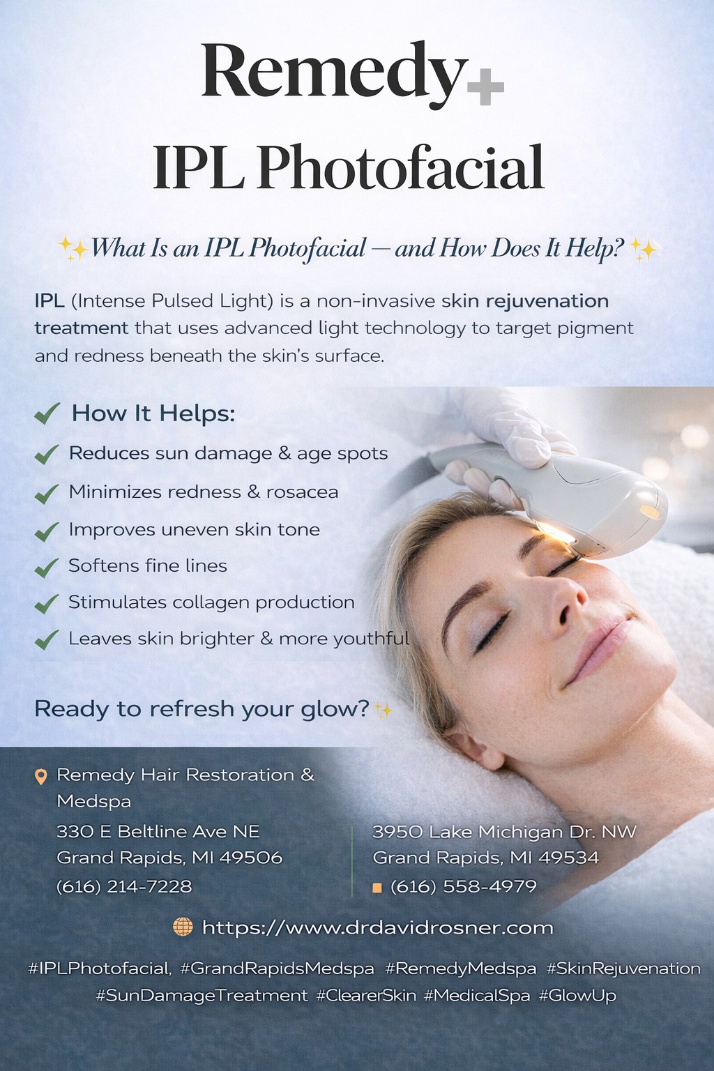 REMEDY - What Is an IPL Photofacial? An IPL (Intense Pulsed Light ...