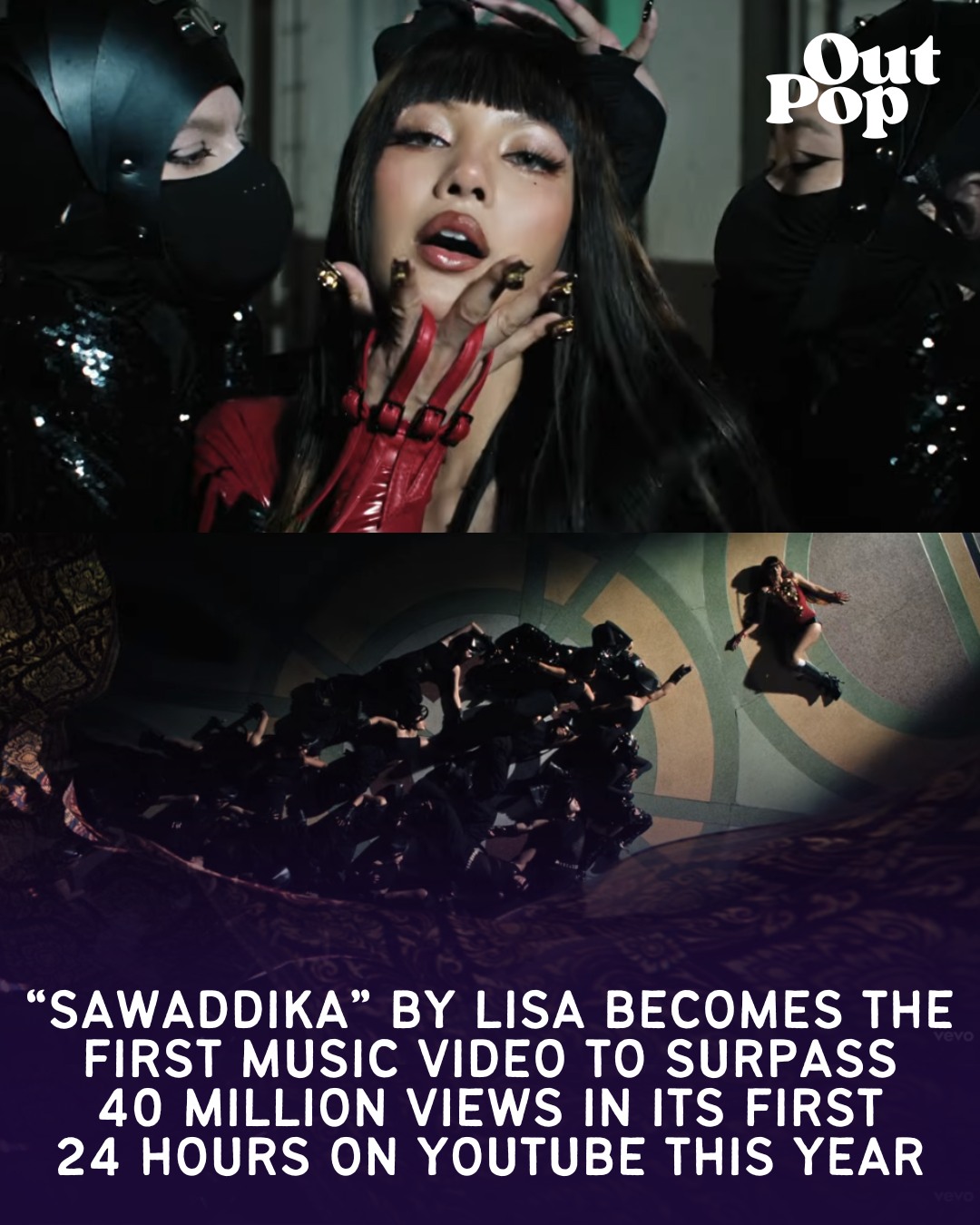 Lisa's 'Sawaddika' first music video to surpass 40 million views