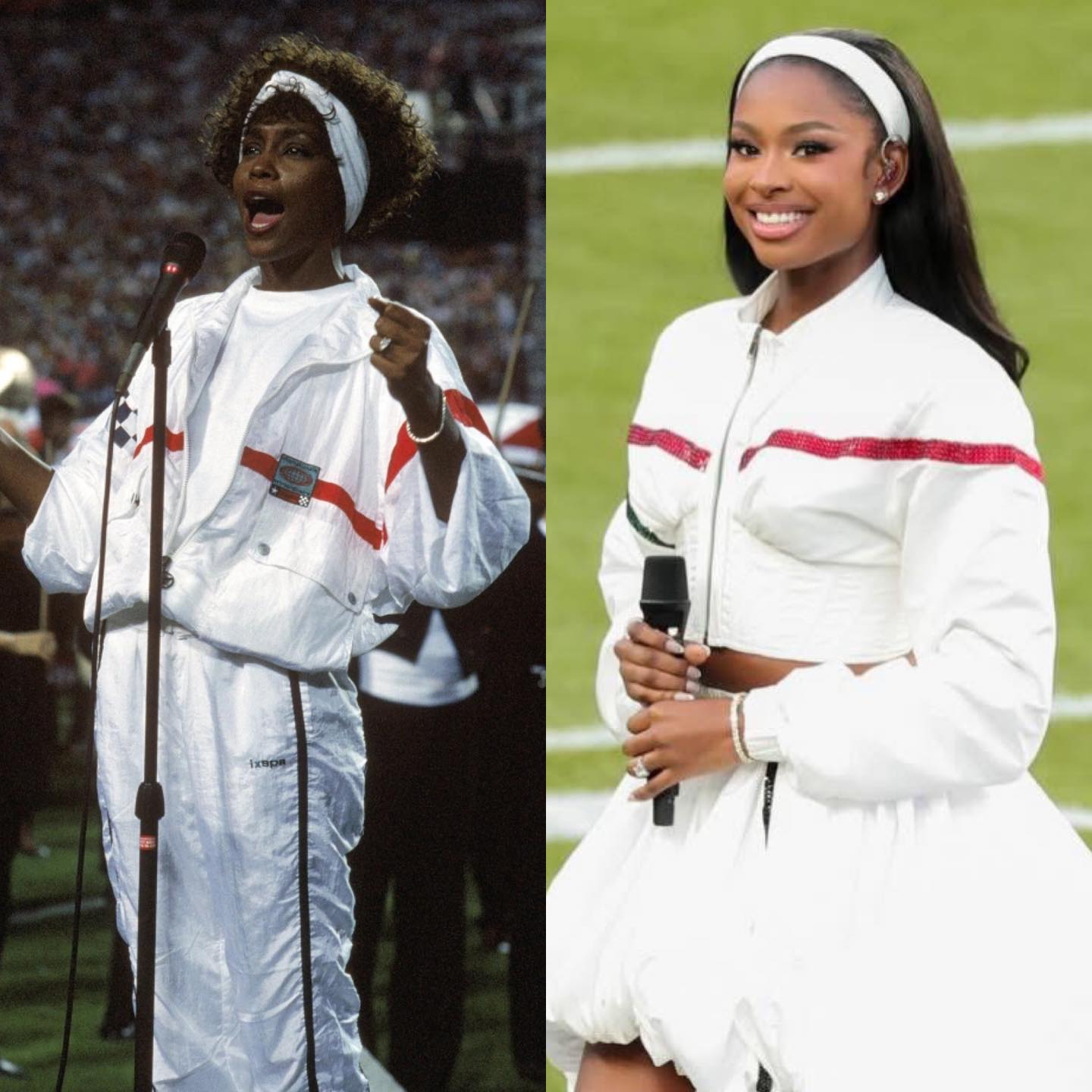 Coco Jones honored Whitney Houston at the 2026 Super Bowl by 