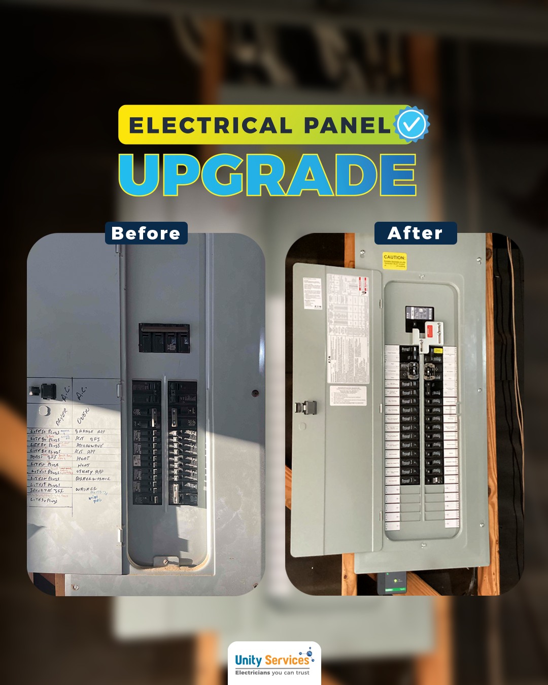 Unity Services - ⚡ Is It Time for an Electrical Panel... | Facebook