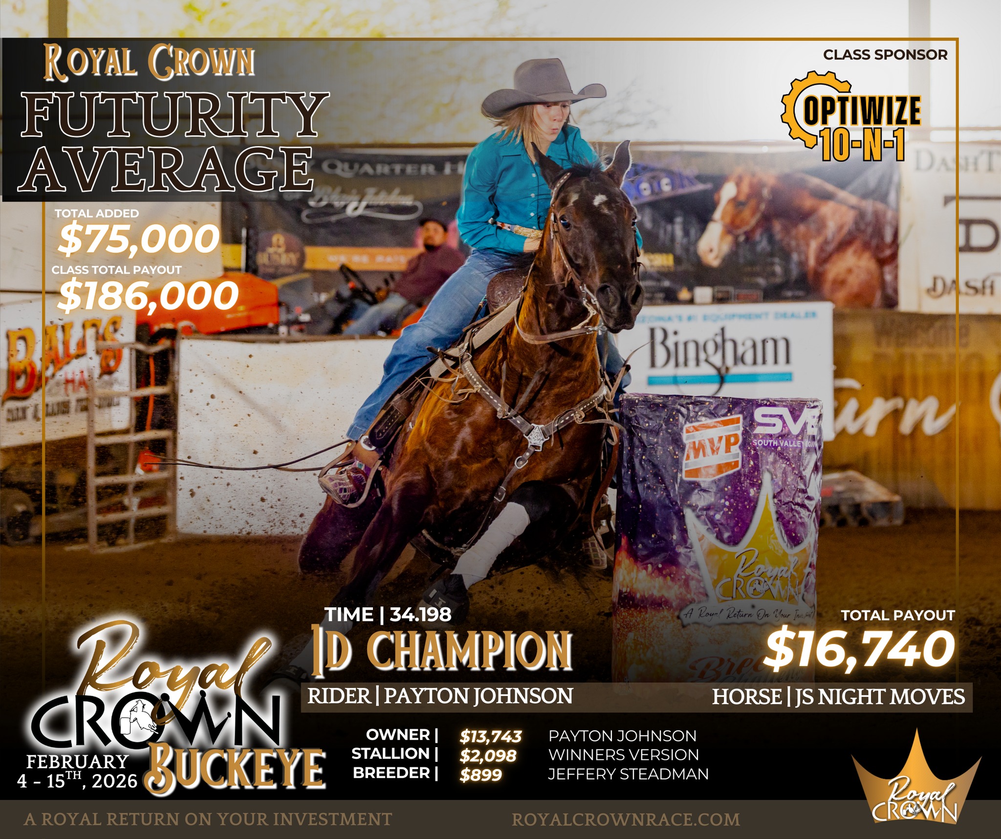 Royal - 👑 $75,000 Added | Royal Crown Futurity – 1D Average 👑 ...