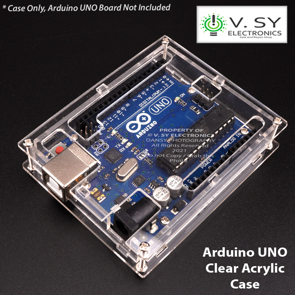 Acrylic CASE for Arduino UNO R3 Board... - V. SY Electronics