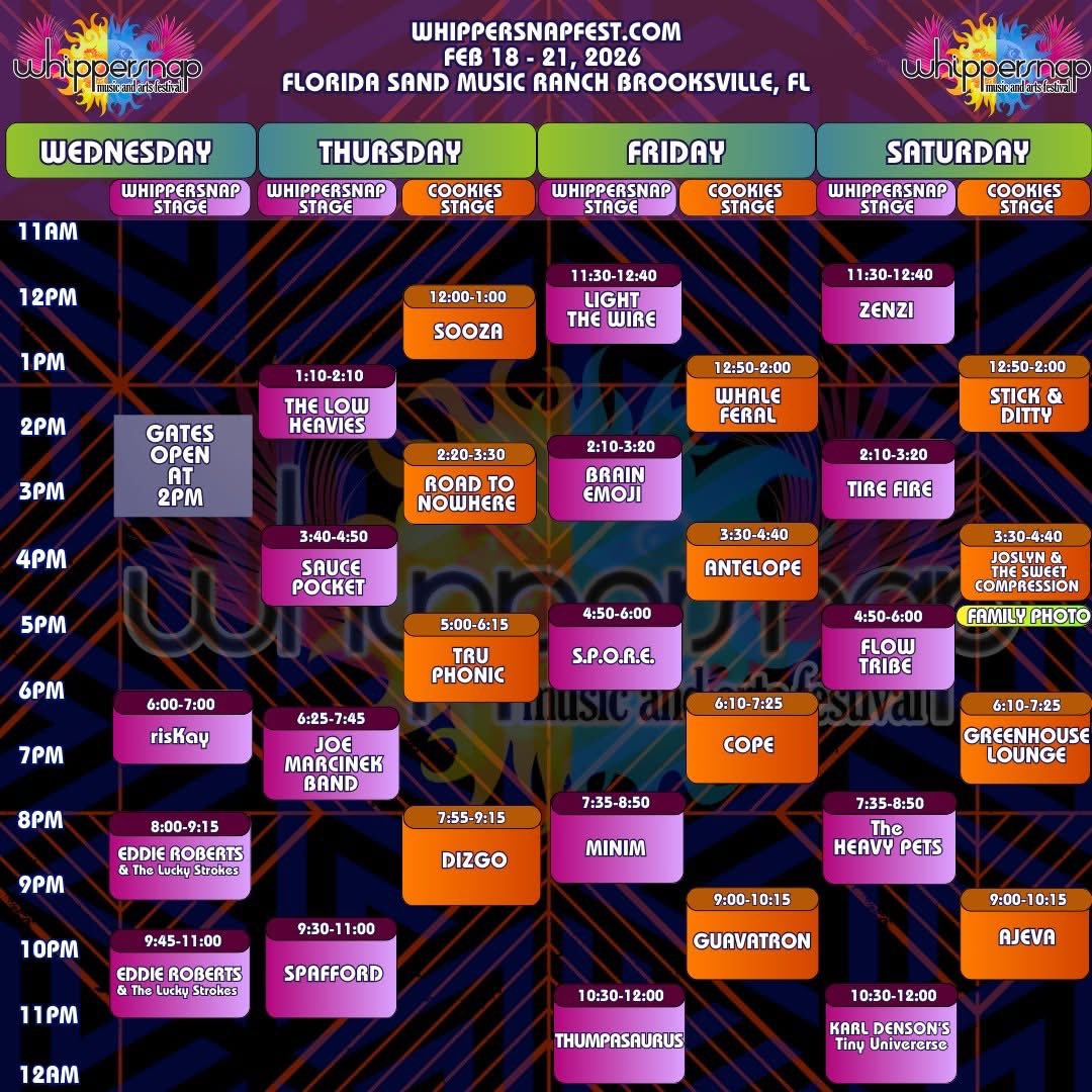 Time for Whippersnap Music And Arts Festival