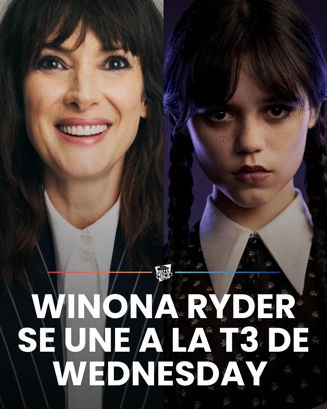 Fuera - CONFIRMADO: Winona Ryder se une al cast de la T3 de WEDNESDAY ...