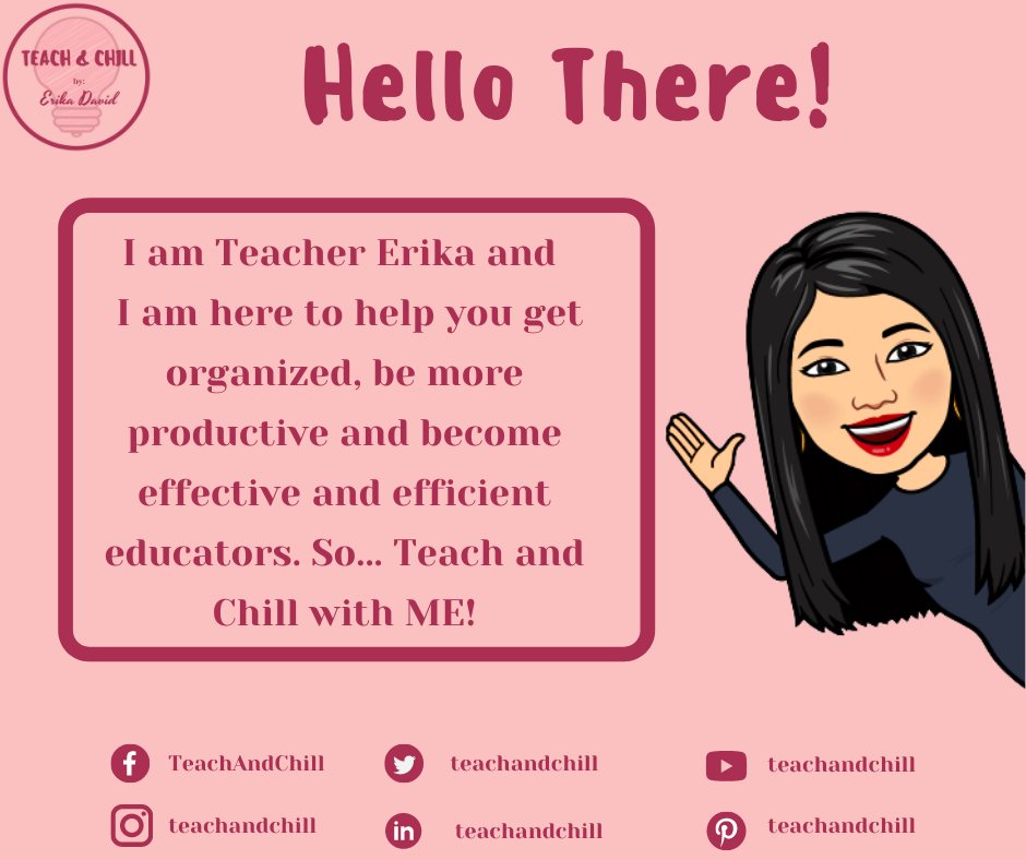 Teach and Chill - Hello there! 👩‍🏫 🍎 I am Teacher Erika...
