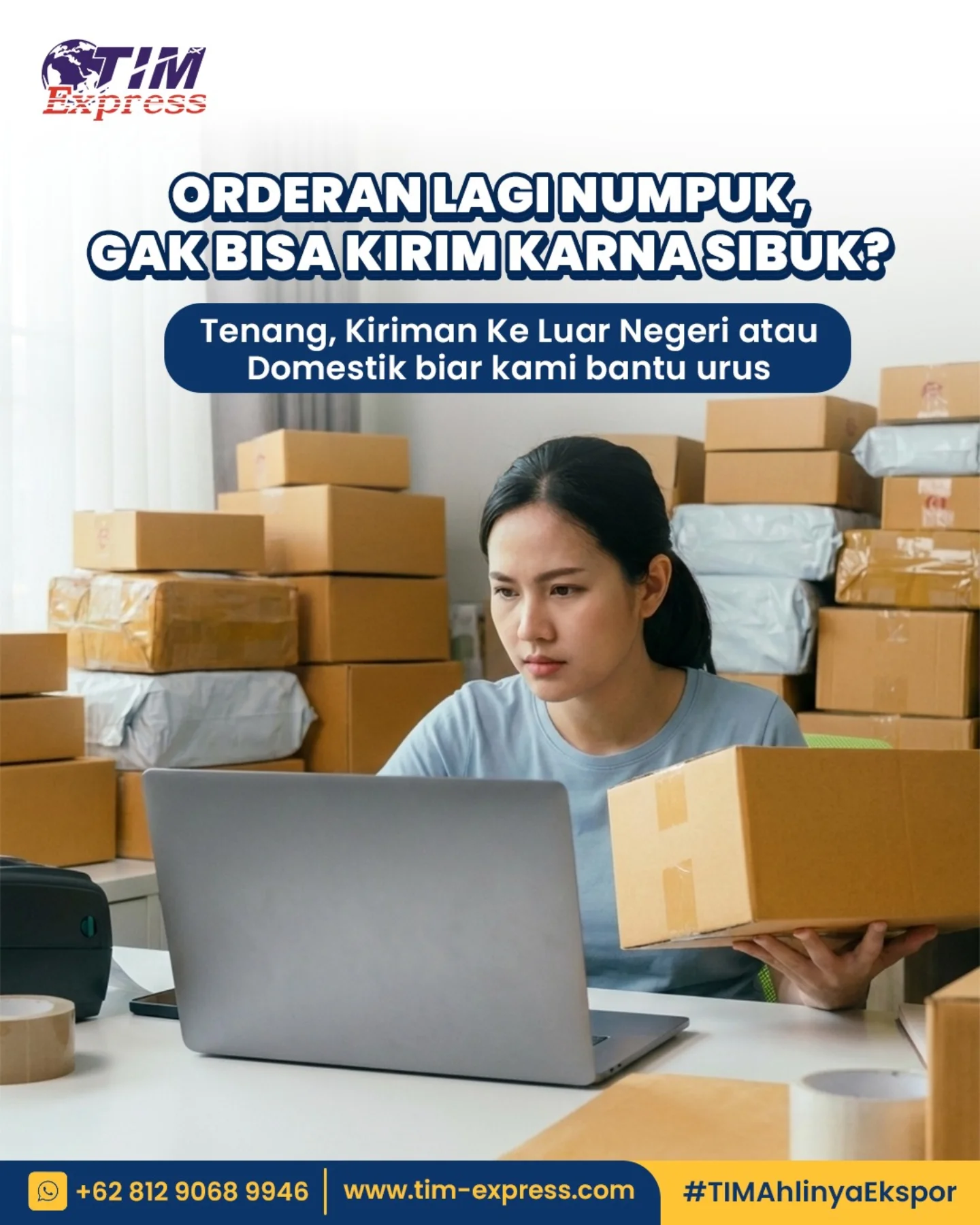 TIM - Orderan makin banyak, waktu makin kebagi ⌛ Soal kirim paket dalam ...