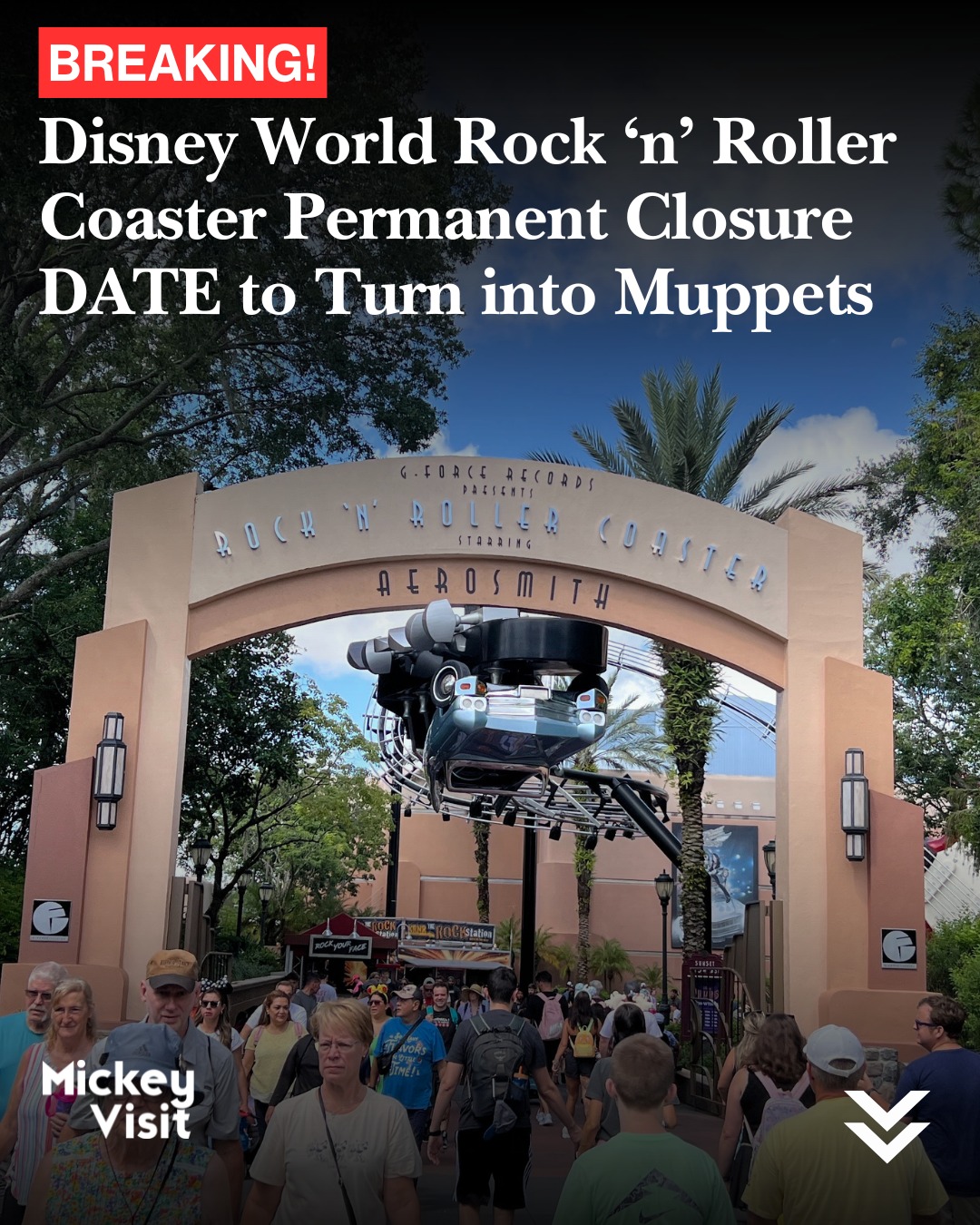 See - BREAKING!! Disney World Rock ‘n’ Roller Coaster Permanent Ride ...