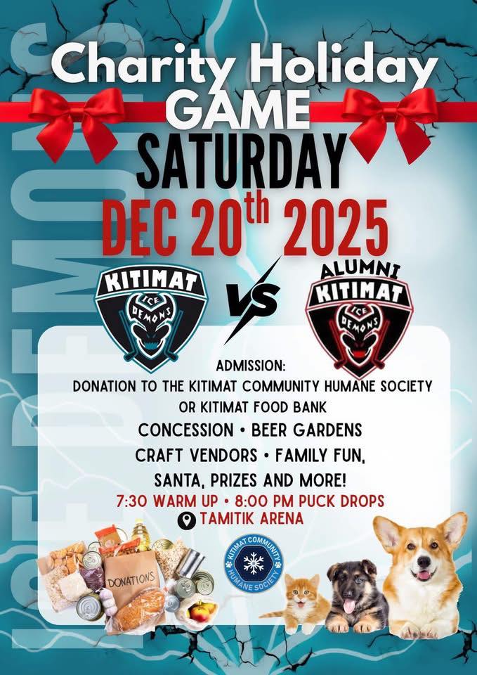 🚨🚨🚨🚨TOMORROW🚨🚨🚨🚨 🎄🏒 HOLIDAY HOCKEY... - Kitimat Ice Demons | Facebook