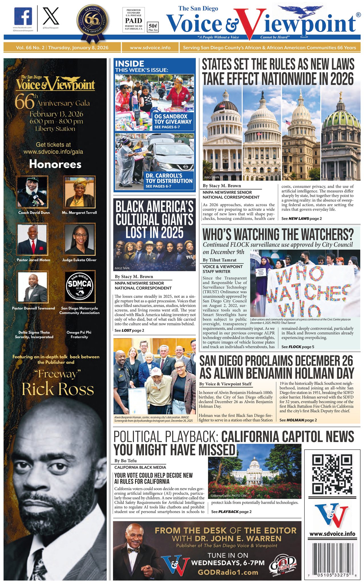The San - Extra, Extra! 🗞 Read about the new state laws taking effect ...