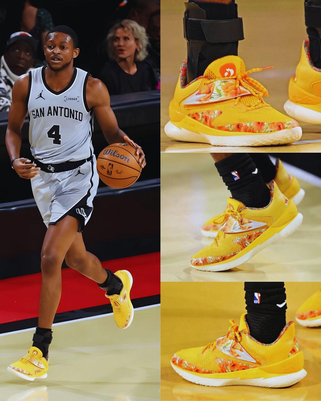 De'Aaron rocking the “Poppy” Fox 1 PE