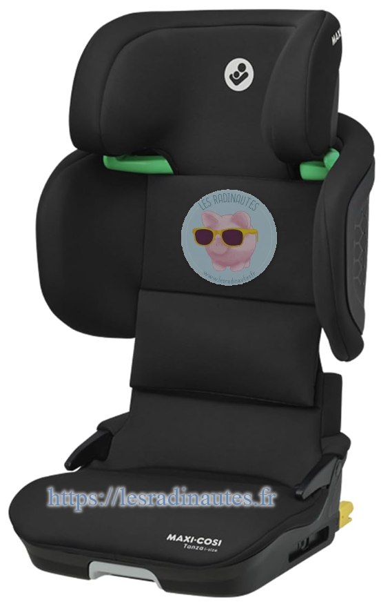 Maxi-Cosi Tanza I-Size Siège Auto Enfant 100-150cm - Réhausseur Pliable Avec Protection G-CELL Full Black