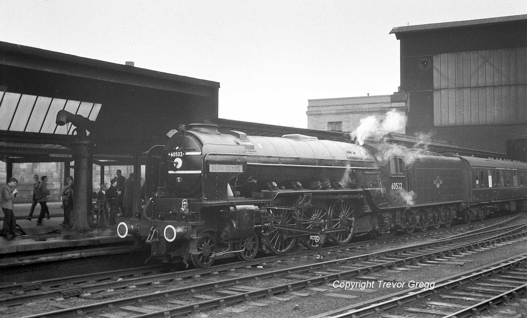 A2 Class Blue Peter At Edinburgh Waverley After the Steam Dreams