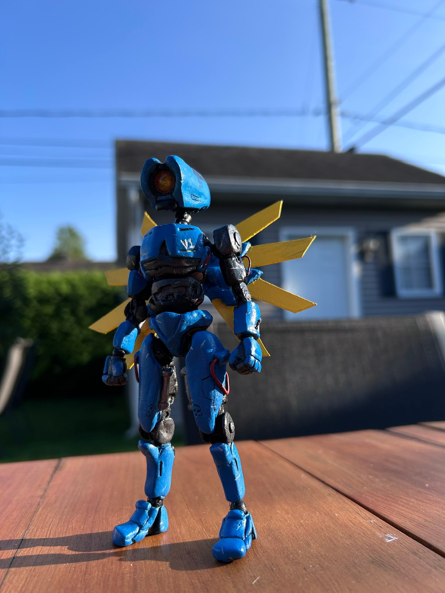 Fully handsculpted V1 action figure from ultrakill