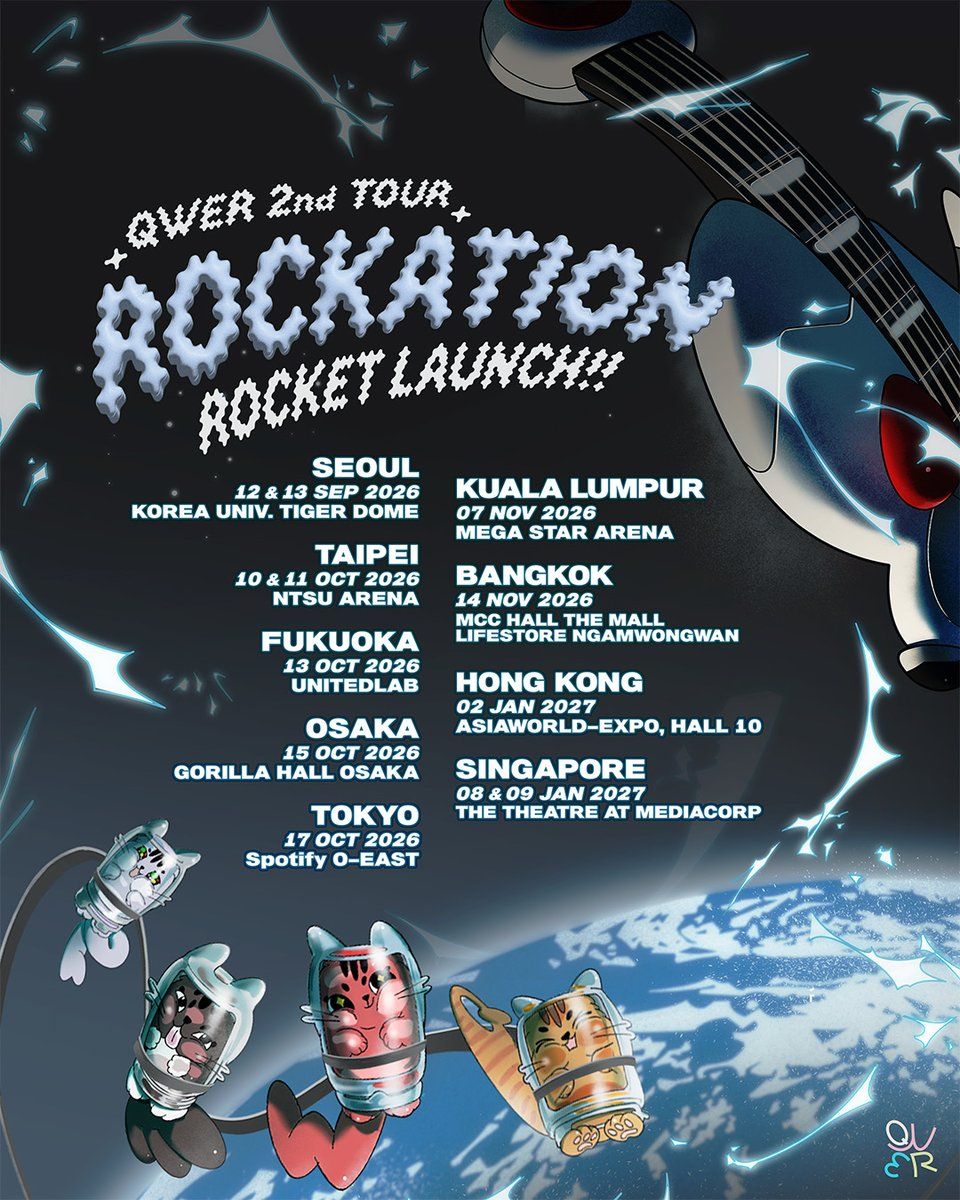 K-POP・アジア QWER <ROCKATION > in Kuala Lumpur VVIP Your favourite K-girl band, QWER is coming to KL for QWER 1st