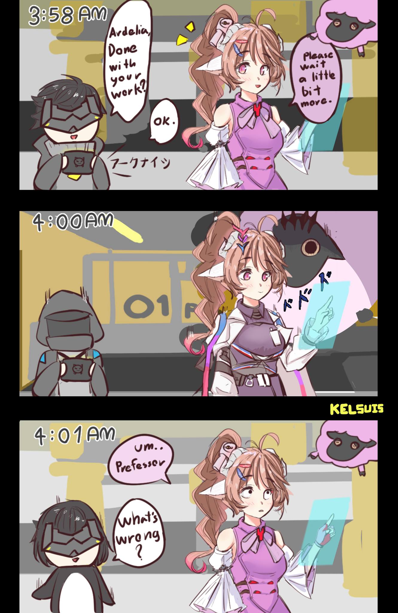 What is the third panel in this image?