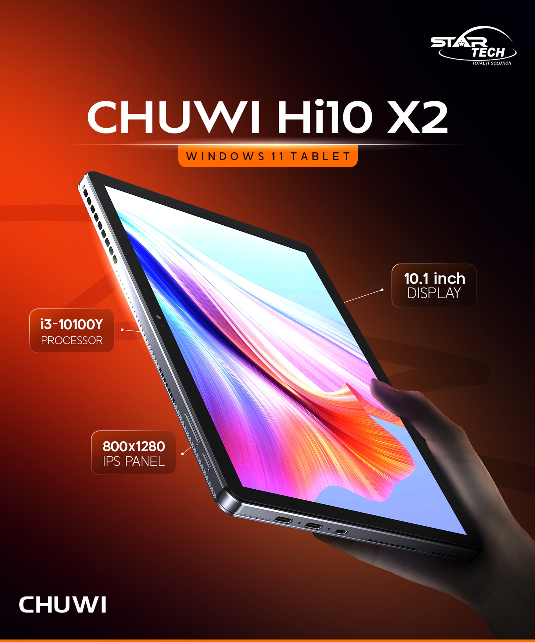 CHUWI Hi10 X2 Windows 11 Tablet 💻✨ Enjoy the flexibility of a