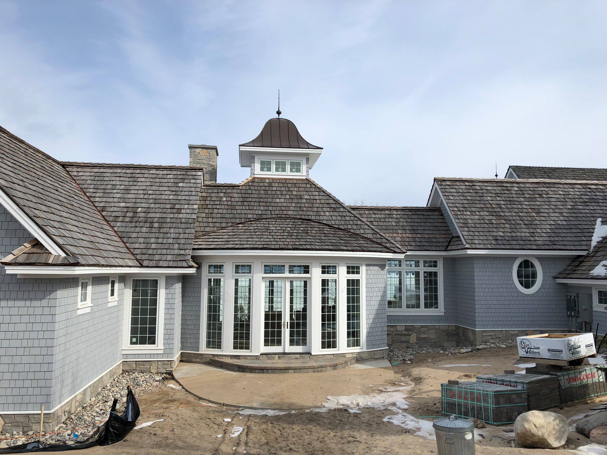 A beautiful project nearing... - Edgewater Design Group, LLC