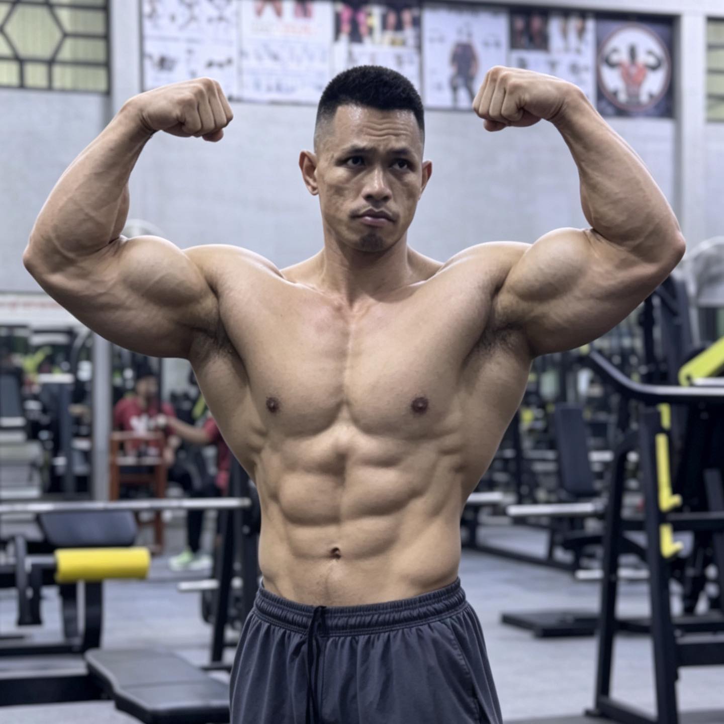 chest workout 🔥 | យឿន ធារ៉ា Yoeurn Theara