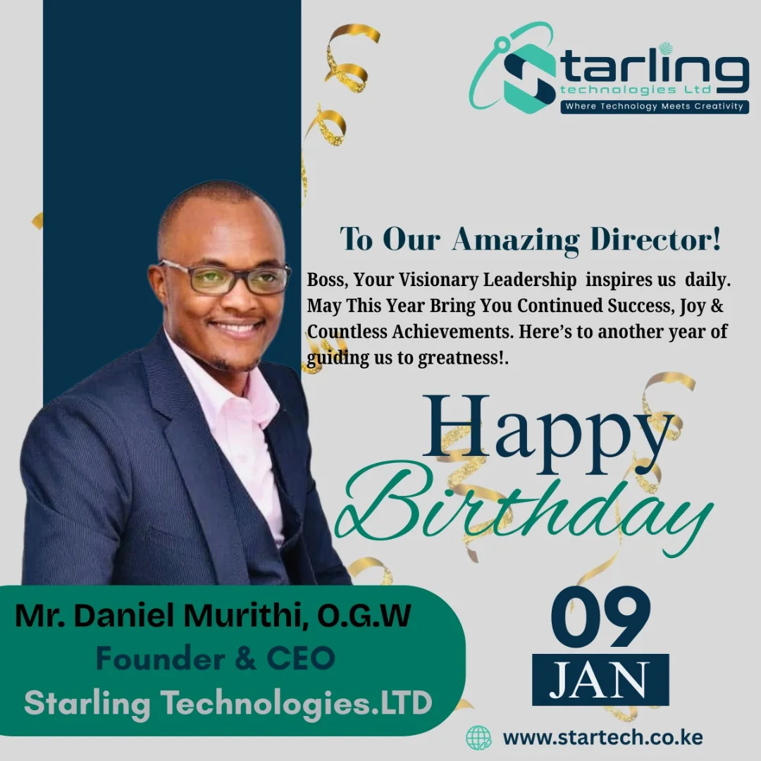 Starling - Happy Birthday from the whole team! We are proud to be part ...
