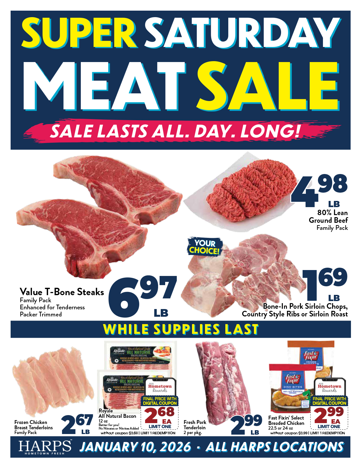 Harps - The first SUPER SATURDAY MEAT SALE of 2026 is here! 🌟 This ...