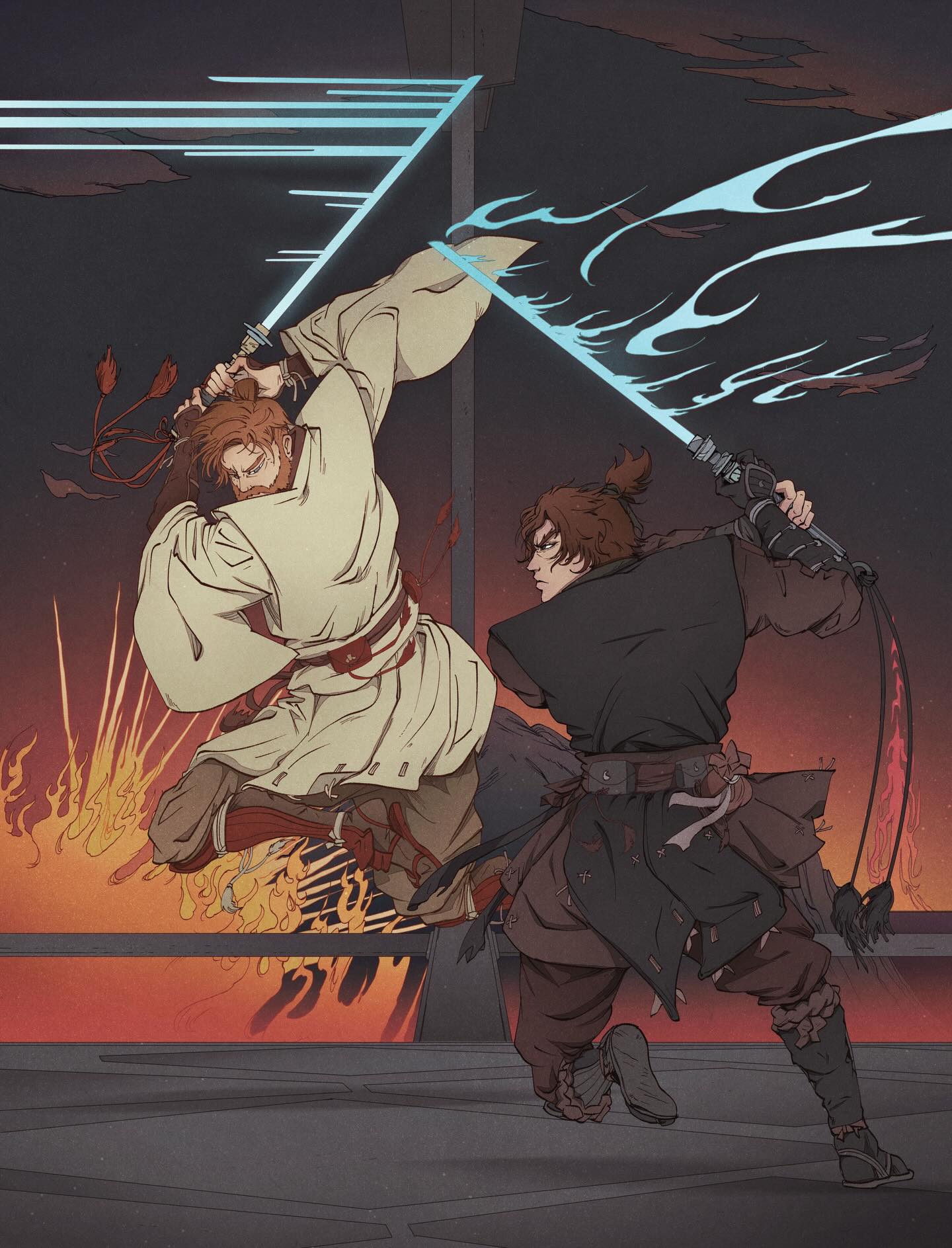 Duel of Mustafar” Anakin vs Obi-Wan Cards 6-10 for the recently