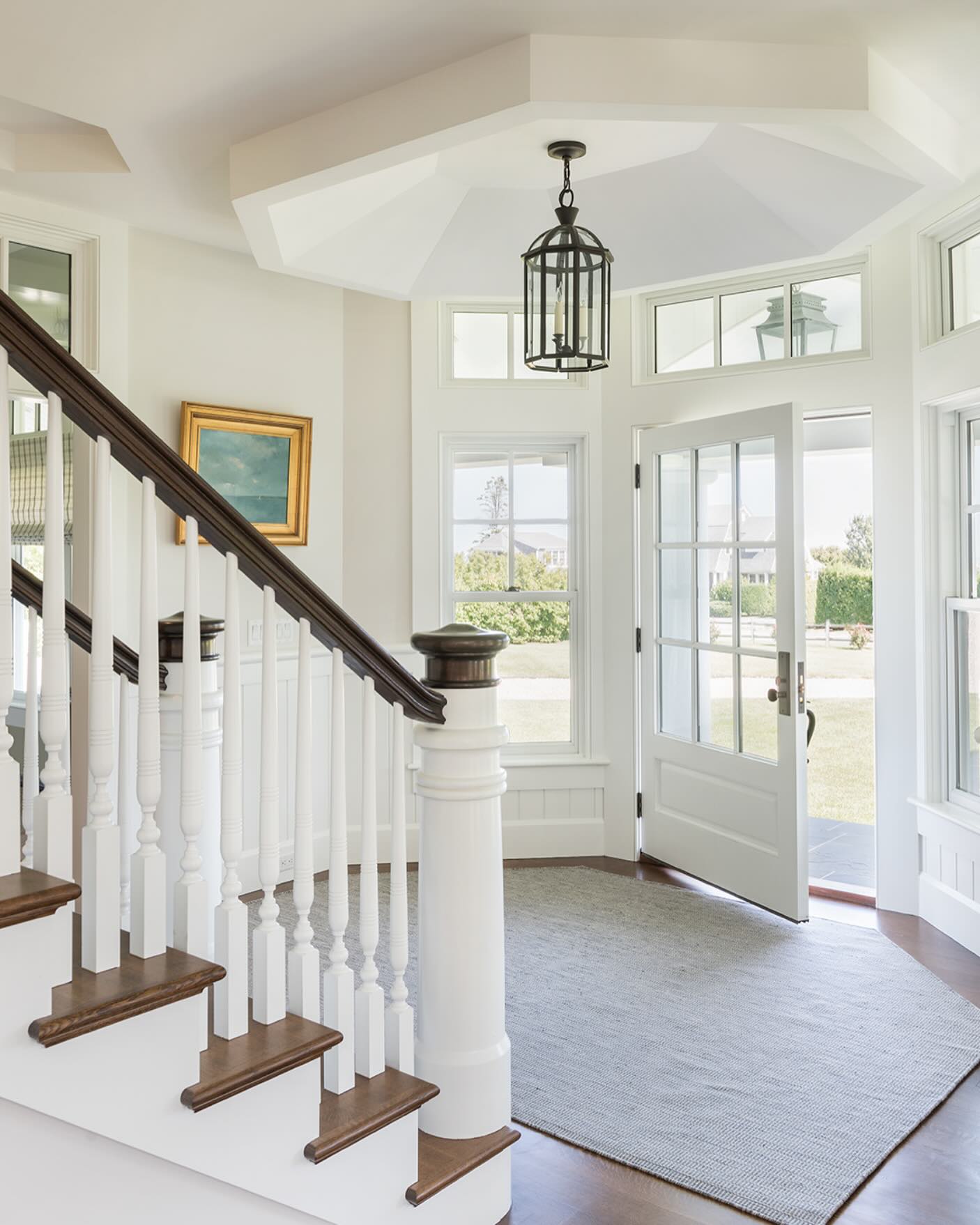 Polhemus - An elegant and welcoming front entry for both the homeowners ...