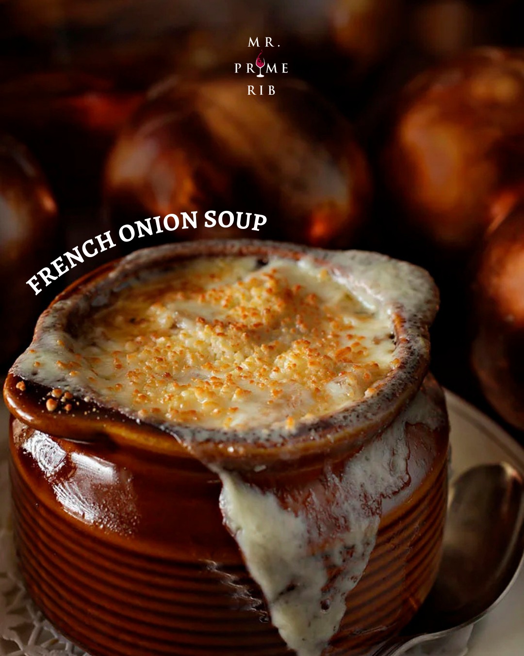 Mr. - Rich, savoury, and topped with perfectly melted cheese 🧅🧀 Our ...