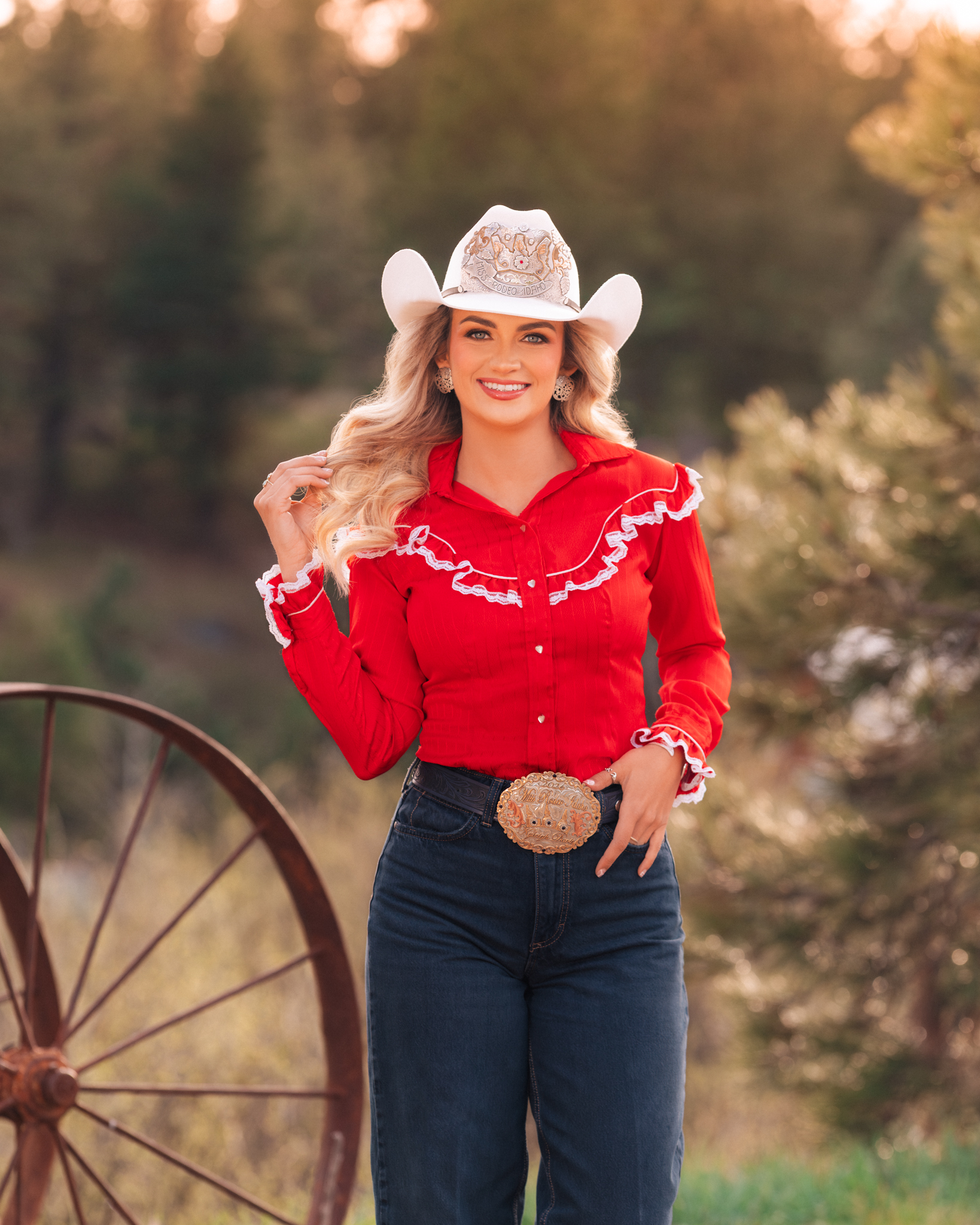 Only a small glimpse of my days this year! #missrodeoidaho #staygolden ...