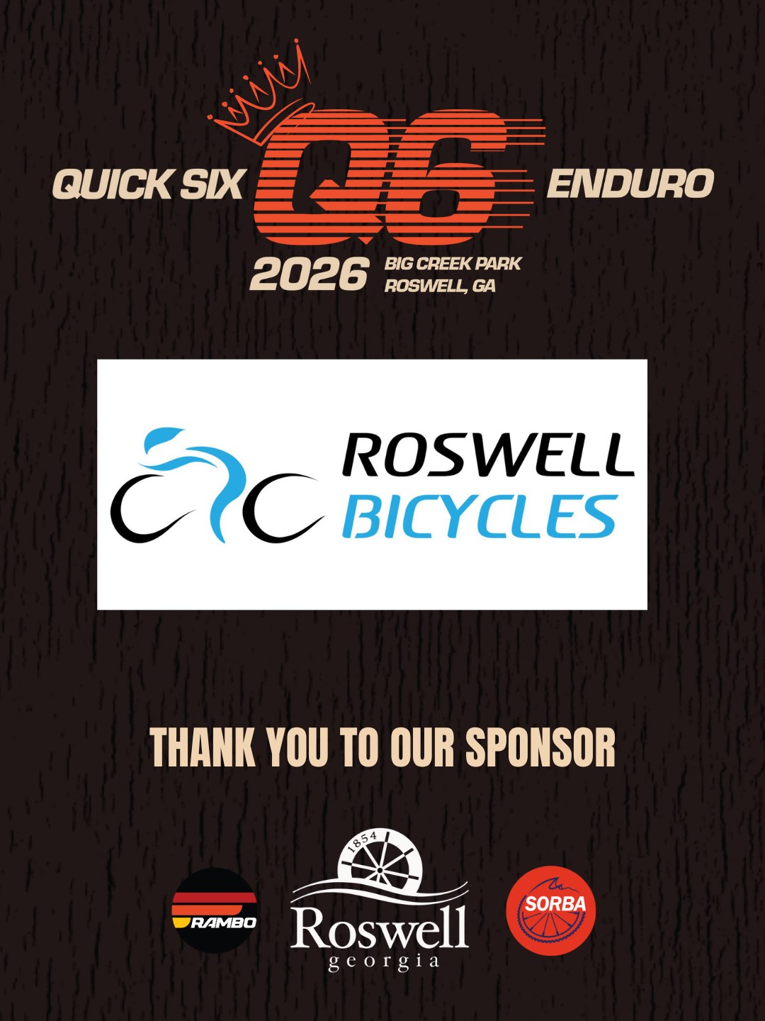The Quick Six Enduro doesn't happen without the businesses and