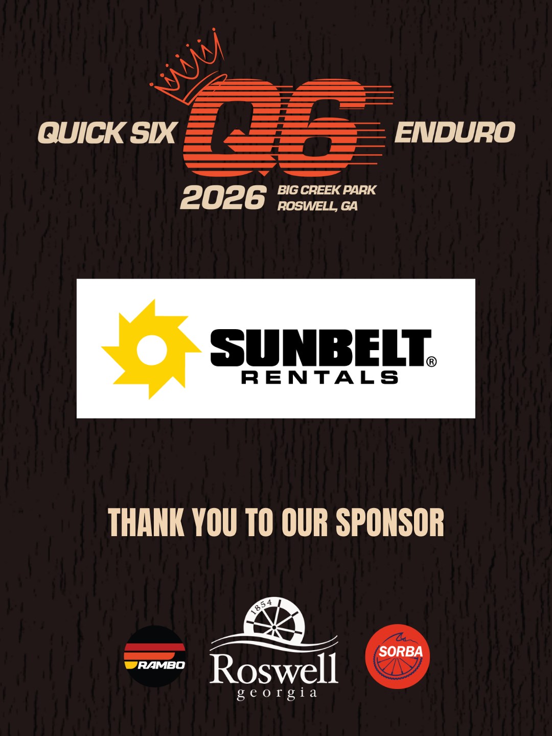 The Quick Six Enduro doesn't happen without the businesses and